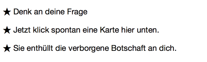 Lenormand was denkt er über mich