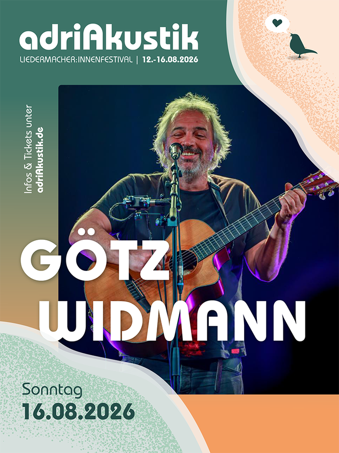 Götz Widmann - Live-Konzert auf dem adriAkustik Liedermacher:innen-Festival 2026