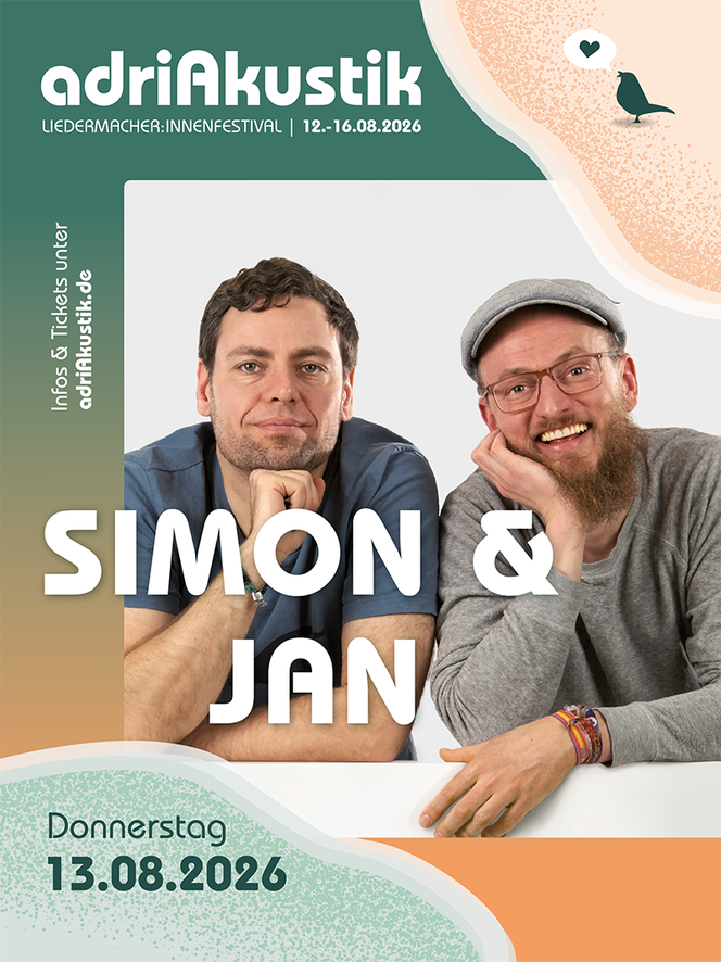 Simon & Jan - Live-Konzert auf dem adriAkustik Liedermacher:innen-Festival 2026