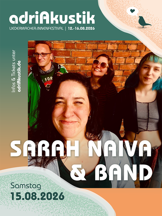 Sarah Naiva & Band - Live-Konzert auf dem adriAkustik Liedermacher:innen-Festival 2026