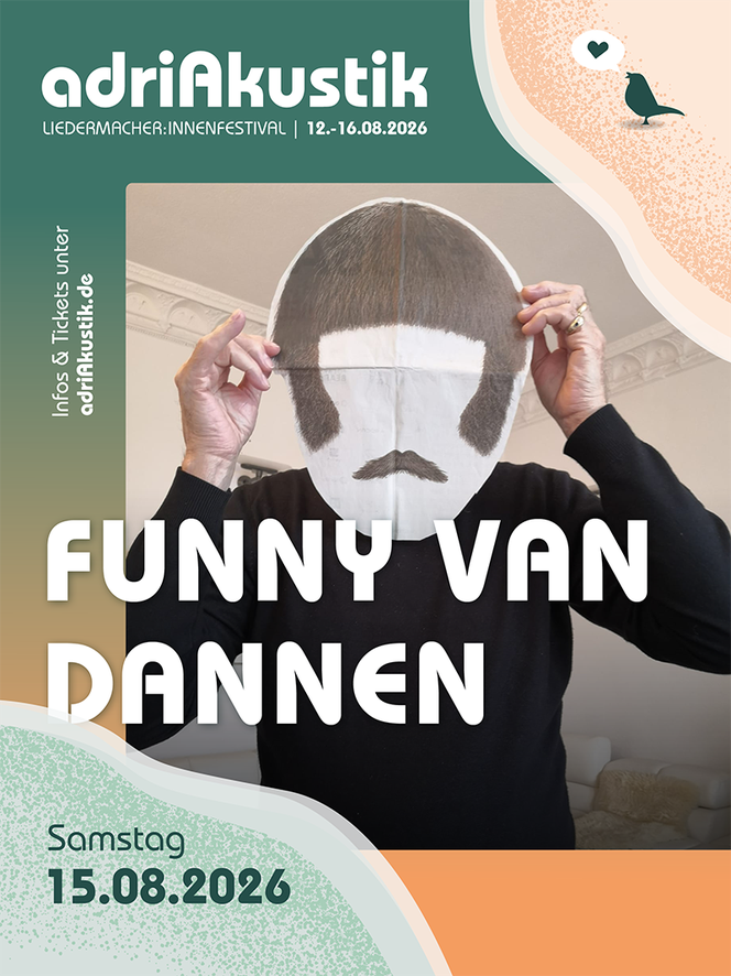 Funny van Dannen - Live-Konzert auf dem adriAkustik Liedermacher:innen-Festival 2026