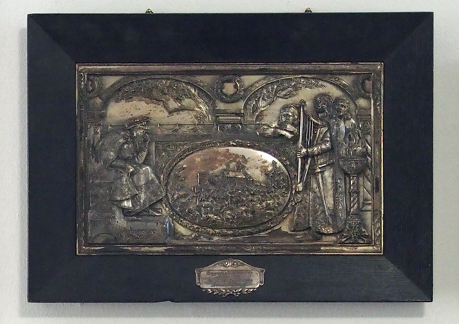 Bild: Metallrelief von 1934