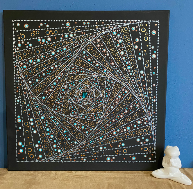 Space, Bildgröße 50 x 50 cm