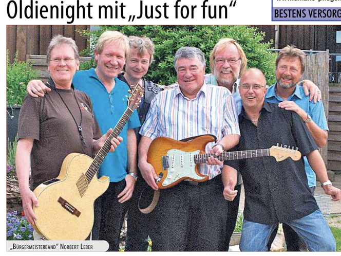 2011 spielte JfF im Rahmen einer Oldie-Nacht bei der SG Weiterstadt, mit Bernd Ritter und Roland Busch
