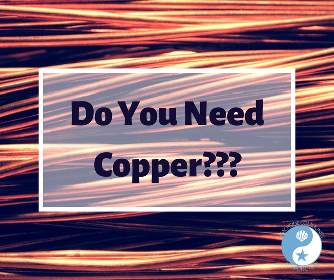 "Do you need copper???" over copper wires with the Beachside logo