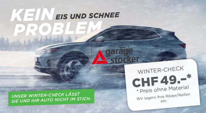 Winter-Check für Ihr Auto bei Garage Stocker in Muttenz