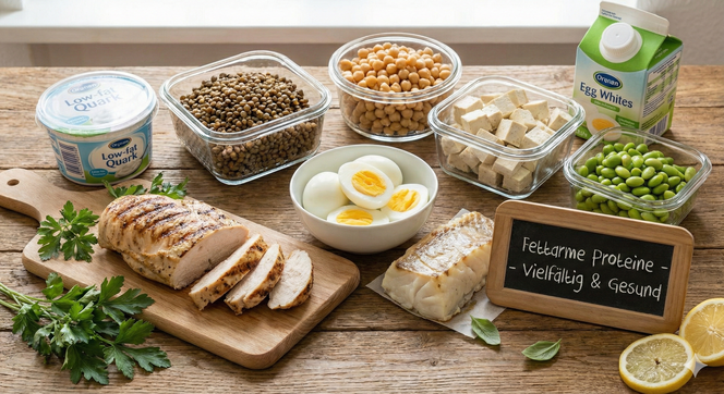 Proteine sind wichtig - oft aber in fettigen Produkten enthalten