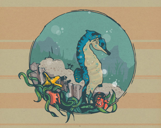 100 drawings - Felice Vagabonde, Illustratorin aus Hamburg! Gnu, (c) 2015