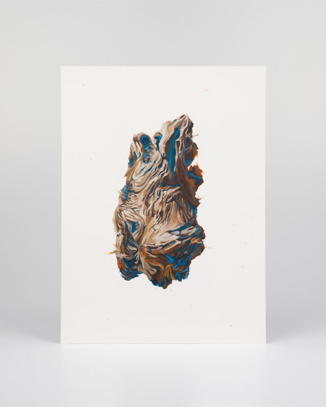 [ Doppel 2 ] Impresión giclée intervenidas con óleo.