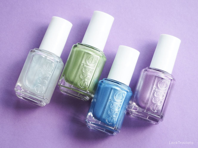 essie slick oilpaint artist kit, violet auction, jade in manhattan, indigo to the gallery, over the moonstone