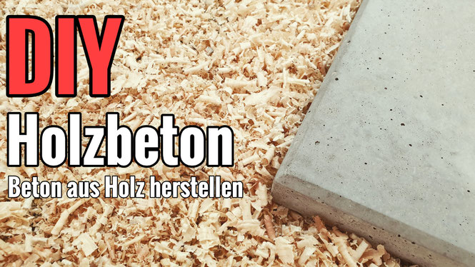 Holzbeton selber herstellen