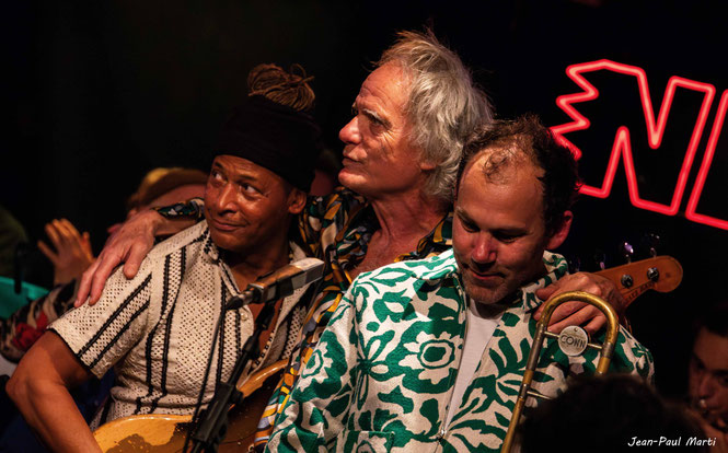 Michel Alibo, Emmanuel Bex, Fidel Fourneyron - New Morning, Paris - May 2025 