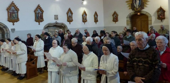 55 religieux et religieuses rassemblés pour un moment fort à St François