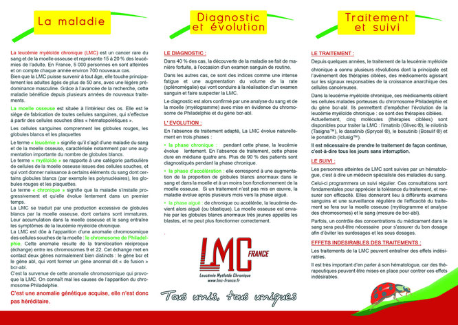 leucémie chronic myeloide leukemia lmc cml leucemie myeloide maladie traitement cancer sang globule blanc