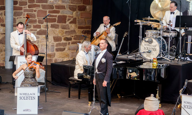 Denis Wittberg und seine Schellack-Solisten - Konzert in Bad Vilbel © ffm-medien.de / Friedhelm Herr