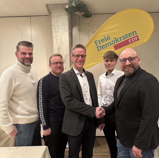 v.l.n.r.: Felix Bunke, Daniel Besseler, Thorsten Baumgart, Ben Sachse, David Luge