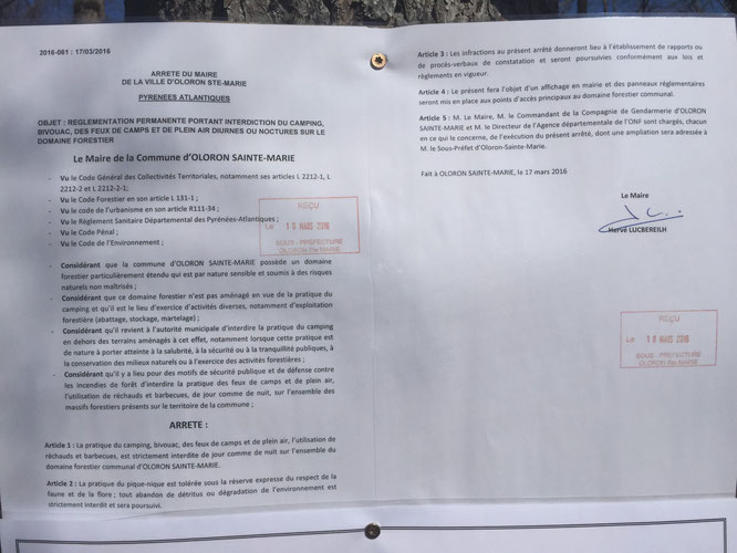 Un arrêté du 18 mars, affiché le 18 mars ! quelle précipitation de la part de M. Lucbéreilh !!! Eric Pététin serait-il l'homme visé ? Pététin serait-il visé ?