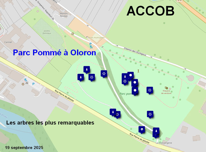 Un Ensemble Arboré Remarquable au Parc Pommé d'Oloron, remise du label au Maire le 10 octobre 2025 au cinéma LE LUXOR à Oloron 19h30/20h