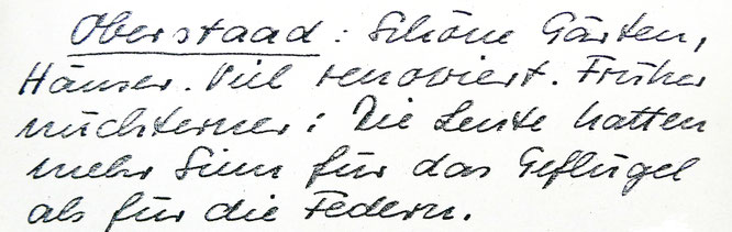 Notiz von Hedi Blattner
