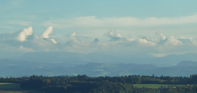 die Churfirsten im Schaumbad...