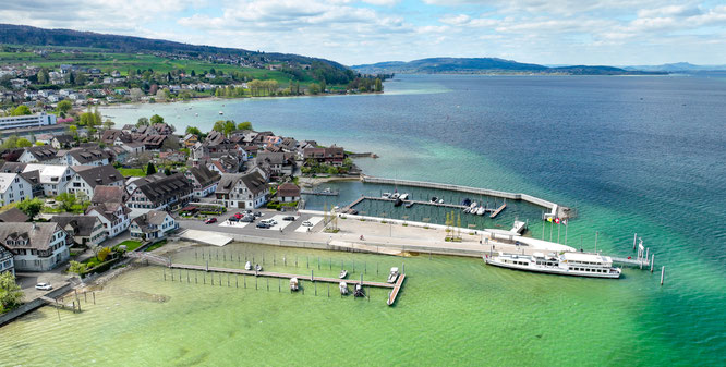 die neue Stedi wurde 2021 eingeweiht; Drohnenfoto B. Lenzin