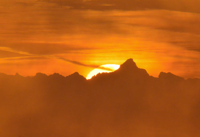 ... oder hinter dem Hochvogel