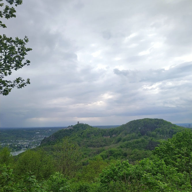 Der Blick auf den Drachenfels