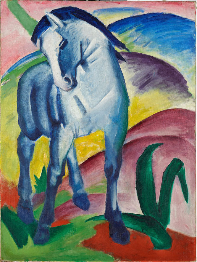 フランツ・マルク「青い馬」（1911年）