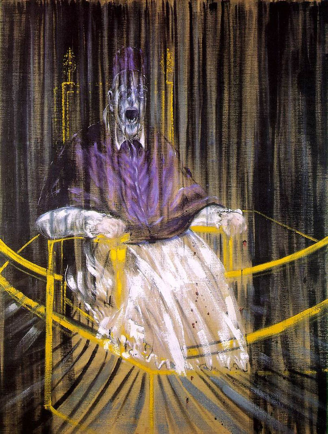 『ベラスケスによるインノケンティウス10世の肖像画後の習作』(1953年)