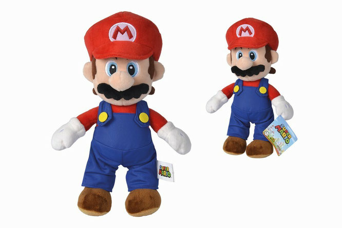Super Mario: Mario 30 cm Plush Simba Toys 19,90€ Prezzo finale,iva incl. escl. spedizione 1 SOLO PEZZO DISP. spedizione in 1-3 giorni PER INFO O PAGAMENTO CLICCA CHAT WHATSAPP SU QUESTA PAGINA IN ALTO.