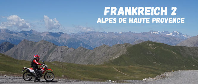 Frankreich Savoyen und Dauphine mitg der Honda CRF250L