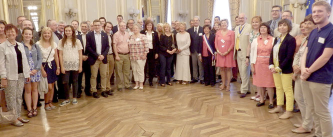 Empfang der Delegationen im Rathaus von Annecy