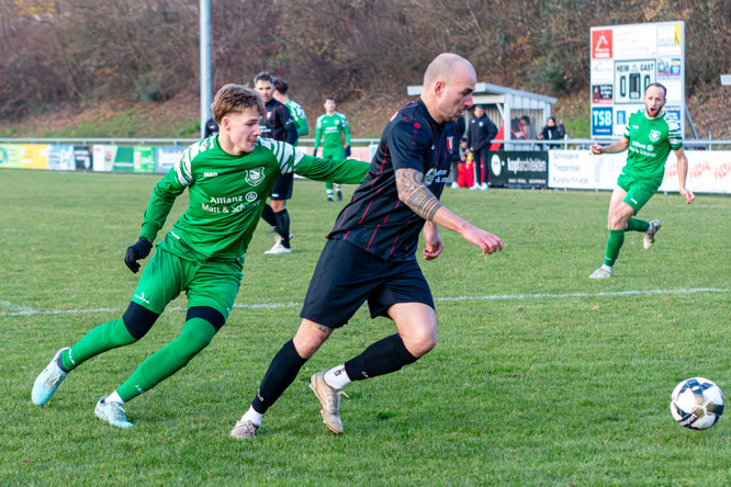 Hinten sicher, SVS-Verteidiger Julian Neumaier