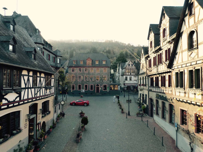 Die Fachwerkhäuser von Oberwesel sind wunderschön.