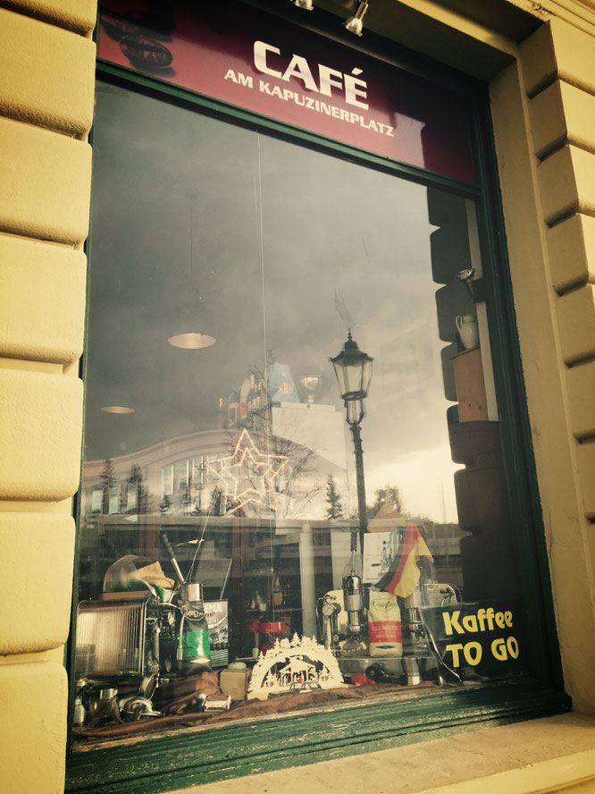 Toller Espresso und Cappuccino im Café am Kapuzinerplatz