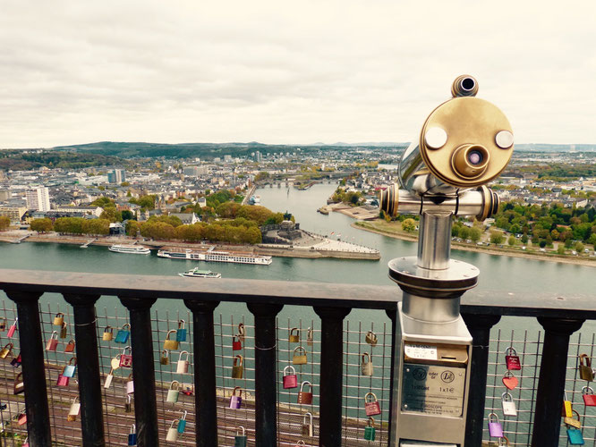 Die schönsten Sehenswürdigkeiten in Koblenz - Der Blick von der Festung Ehrenbreitstein