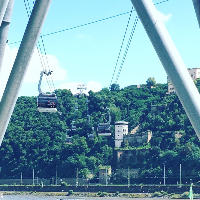 Die Seilbahn in Koblenz ist ein tolles Ausflugs-Ziel