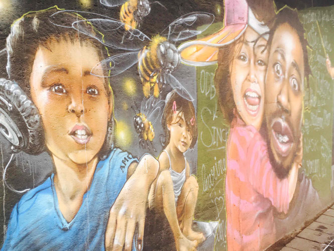 Urbane Sehenswürdigkeiten in Koblenz - Streetart am Bahnhof