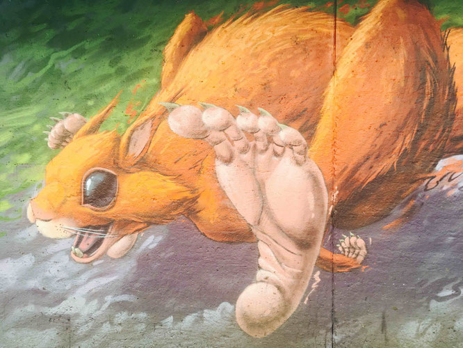 Koblenz Sehenswürdigkeiten: Streetart am Bahnhof