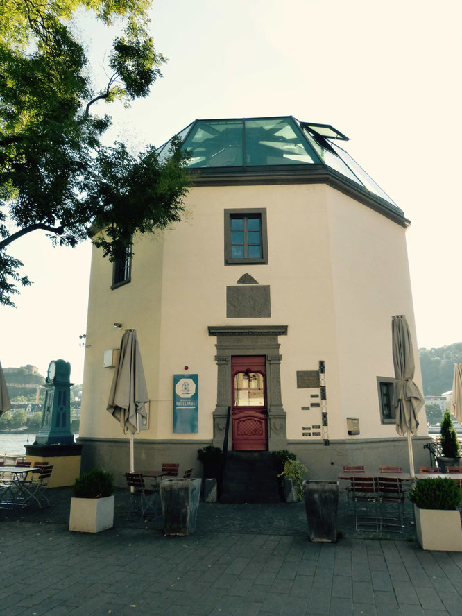 Das Pegelhäuschen in Koblenz