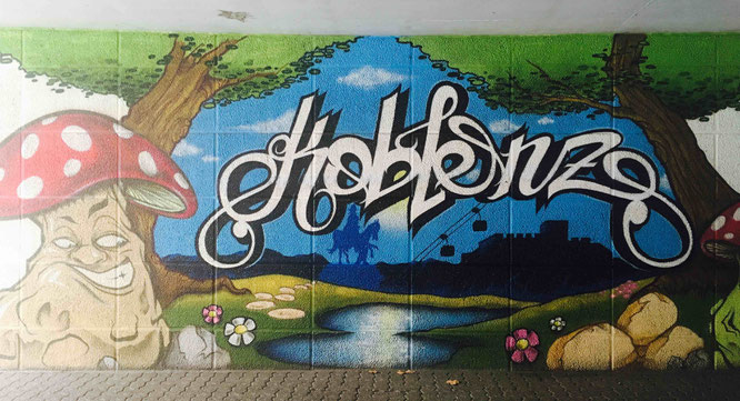 Koblenz als Graffiti - Streetart-Tour durch Koblenz