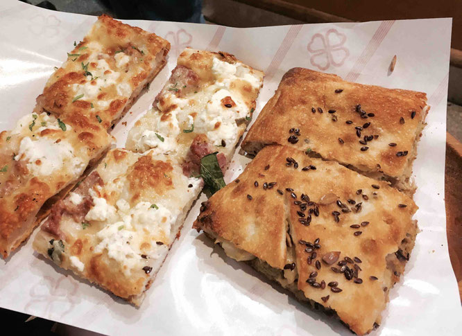 Handliche Pizza in Rom