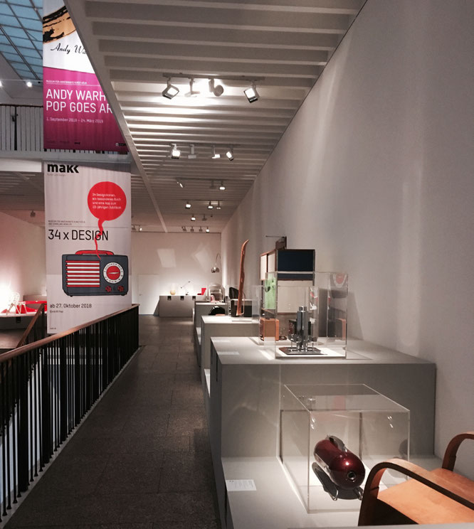 34 x Design im MAKK - Design-Klassiker aus 100 Jahren Design-Geschichte