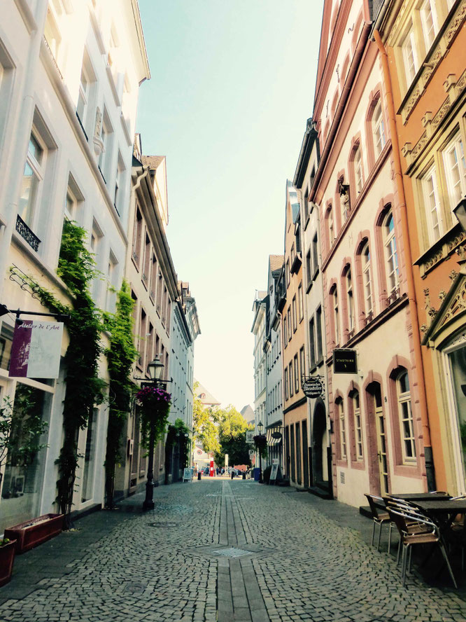 Die wunderhübsche Mehlgasse in der Koblenzer Altstadt