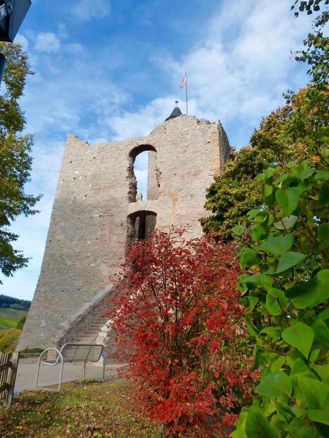 Wem der Ausblick vom Belvedere nicht reicht, kann den hohen Turm der Festung erklimmen. 