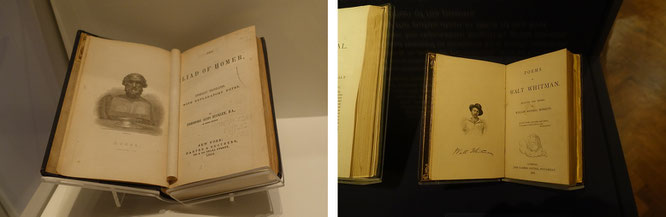 Homer (frühester Dichter des Okzident) und Whitman (noch vor E.A. Poe und H.P. Lovecraft die Nr. 1 des etwas eingeschränkten Literaturbetriebes der Neuen Welt jenseits des Atlantiks).