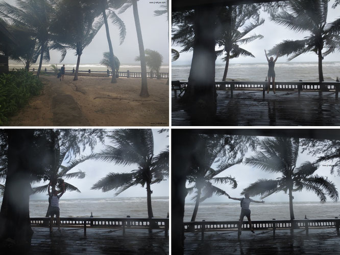 What is it like to experience a typhoon? My First Typhoon Experience, South Korea 대한민국 大韓民國 - 35° 53′ 20.58″ N, 127° 47′ 34.69″ E  