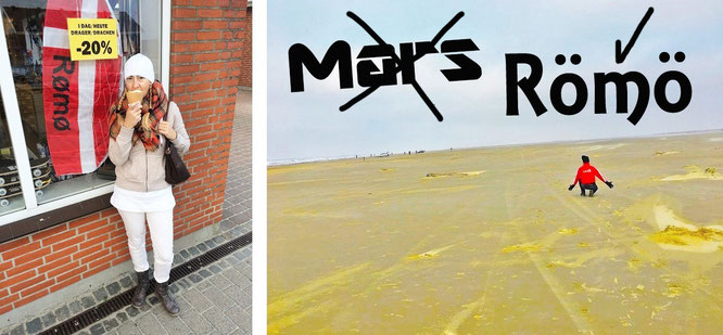 Nein, rechts befinde ich mich nicht auf dem Mars - sondern auf der dänischen Insel Römö!