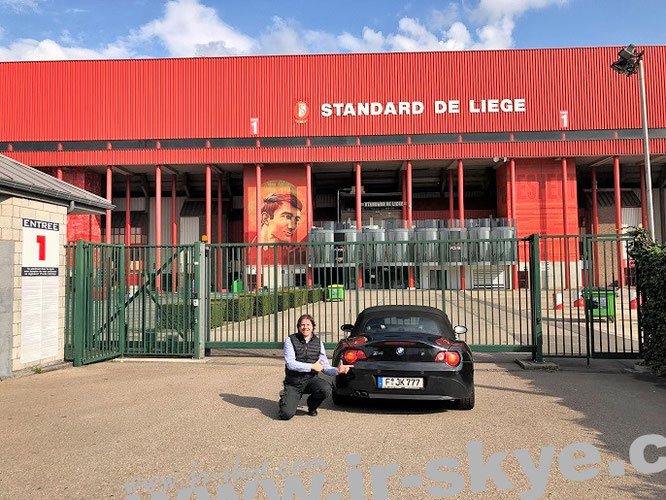 Maurice-Dufrasne-Stadium (Stade de Sclessin), Standard de Liege (Standard Lüttich), Belgium, (50° 36′ 35.67″ N, 5° 32′ 36.04″ E)...  