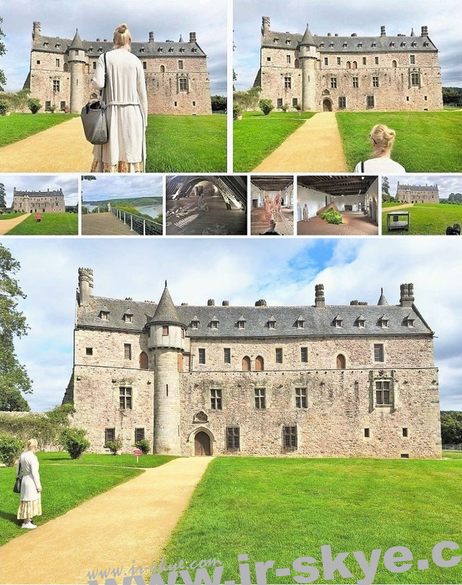  Château de La Roche-Jagu, Ploëzal, Département Côtes-d’Armor, Frankreich (48° 43′ 2″ N, 3° 12′ 6″ W)...